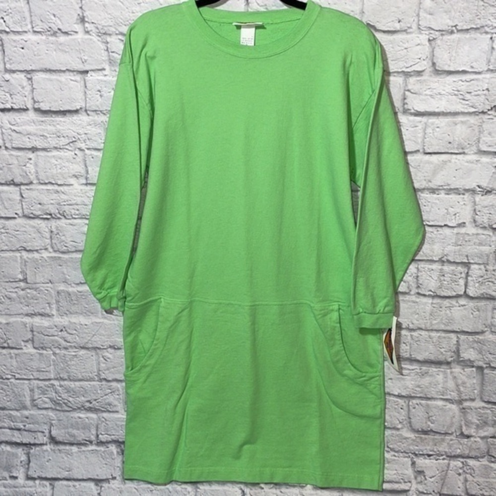 Vintage Carolina Clothing Terry Cloth Pullover Oversized 90s Sweatshirt Dress